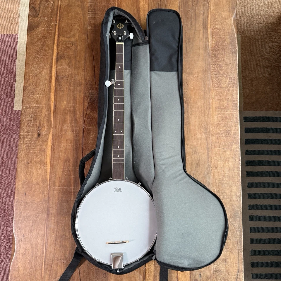 Washburn Americana Series B7-A 5-String Open Back Banjo - With Gigbag - Image 1 of 4