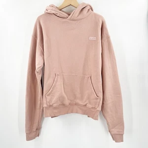 SET ACTIVE Hoodie Sweatshirt Size Large Dusty Rose Pink Loungewear Athleisure - Picture 1 of 13