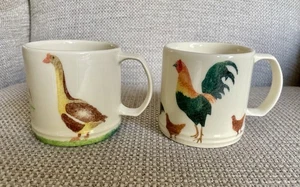 Taza pequeña Aston Pottery Bird gallina y ganso Jane y Stephen Baughan - Imagen 1 de 10