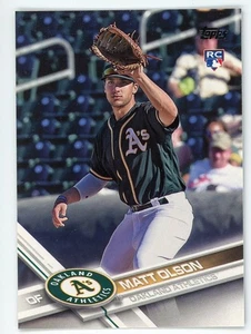 2017 Topps Matt Olson Rookie RC #476 Braves - Picture 1 of 1