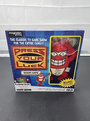Press Your Luck Board Game with Plush Imagination Gaming Gamestar Complete - Image 1 of 4