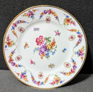 Antique 1920-39 Schumann Bavaria Porcelain Salad Plate, Ø8" - Picture 1 of 5