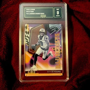 2023 PANINI ILLUSIONS ILLUSIONISTS ORANGE #12 BRYCE YOUNG ROOKIE RC Mint 9 Grade - Picture 1 of 2