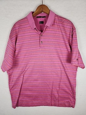 Camisa Polo Tiger Woods Para Hombre Talla M Rosa Naranja Gris Rendimiento Sweetwater GC TW Foto 1 de 4