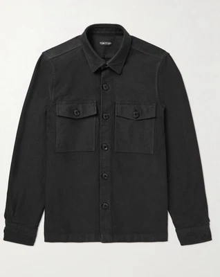 Sobrecamisa chaqueta de algodón Tom Ford para hombre Foto 1 de 4