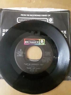 THREE DOG NIGHT- Let Me Serenade You / Storybook Feeling. 45rpm-7". MINT - Image 1 of 2