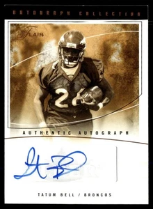 2004 Flair Collection Bronze Auto Tatum Bell 124/150 #AC-TB - Picture 1 of 2