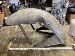 Cushman Scooter Iron Super Silver Eagle Factory OEM Front Fender - Picture 1 of 10