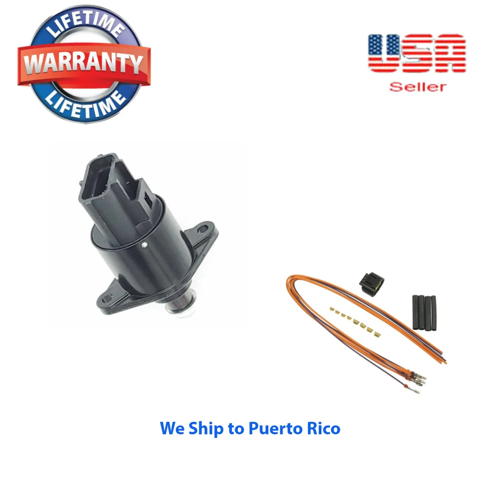 Válvula de control de aire de ralentí + CONECTOR para CHRYSLER, DODGE, PLYMOUTH 4861035 Foto 1 de 4