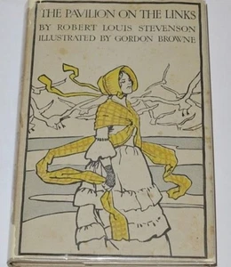 * Rare * RL Stevenson The Pavilion On The Links In D/J 1913 - Picture 1 of 11