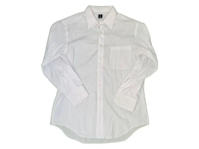 YSL Yves Saint Laurent Cotton Blouse Collar Button Down White JAPAN - Read - Image 1 of 4