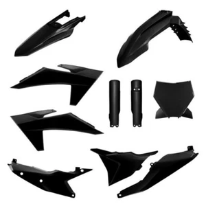 Polisport MX Plastic KTM Kit SX SXF 2023 - 2024 BLACK Fork Guards - Picture 1 of 1