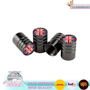 4 PIEZAS Tapa de válvula de neumático de rueda Vástago Aire Cubierta a prueba de polvo Inglaterra Bandera del Reino Unido - Imagen 1 de 12