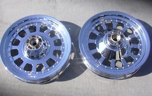 Harley Davidson Fatboy Custom Cut Wind Master 2000-2006 Chrome Wheels Outright - Picture 1 of 13