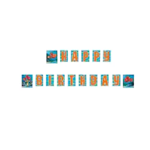 FINDING NEMO HAPPY BIRTHDAY BANNER ~ Party Supplies Hanging Decorations Disney - Image 1 of 1