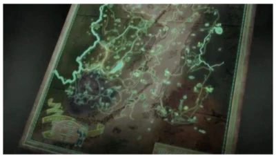 BETHESDA NEW Fallout 76 Power Armor Edition Glow in the Dark World Terrain Map Poster