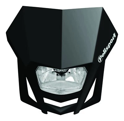 Polisport LMX Universal Road Legal Headlight Enduro Black KTM CRF RMZ YZF KXF FE - Image 1 of 4