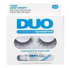 DUO professional eye lashes in D12 thin wispy with adhesive