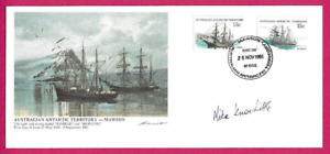 AUSTRALIA ANTARCTIC  FDC 1981 - Right & Wrong Stamp "NIMROD" & "MORNING"  Signed