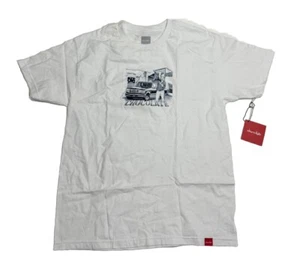 Chocolate Skateboard Narco Skate White Shirt Mens Size Large *NEW* - Picture 1 of 5