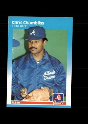 1987 Fleer - Chris Chambliss #513 - Image 1 of 2