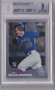 2013 Topps Chrome Update #MB39 Nolan Arenado RC Graded BGS 9 MINT - Picture 1 of 2