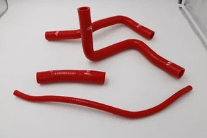 Red Pipe Set For 2001-2004 SUZUKI GSXR 1000 GSX-R 1000 Silicone Radiator Hose - Imagen 1 de 9