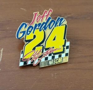 Vintage JEFF GORDEN #24 Enamel Gold Tone Pin Wincraft Racing 1998 - Picture 1 of 4