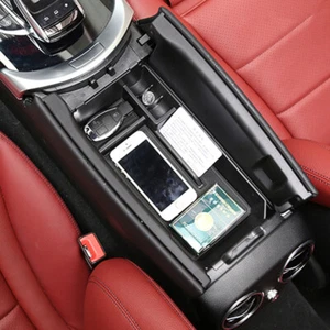For Mercedes-Benz C Class W205 2015-2018 Armrest Storage Box Center Console Tray - Picture 1 of 9