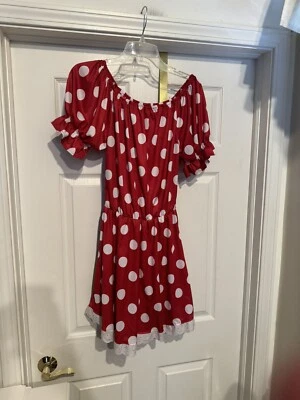 Disfraz California Disfraces Minnie Mouse Rojo y Blanco Adulto Talla Mediana Foto 1 de 4