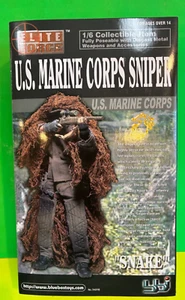 Elite Force US MARINE Corps Sniper “SNAKE 1:6 Scale Action Figure MIB - Picture 1 of 5