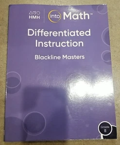 HMH Into Math Differentiated Instruction Blackline Masters Grade 8 VGC - Picture 1 of 2