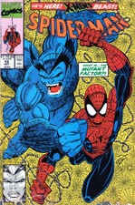 SPIDER-MAN #15 MCFARLANE! BEAST COVER! MARVEL COMICS 1991!