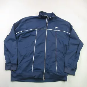 Nike Jacket Mens XL Full Zip Long Sleeve Outdoor Lightweight Blue Vintage - Picture 1 of 10