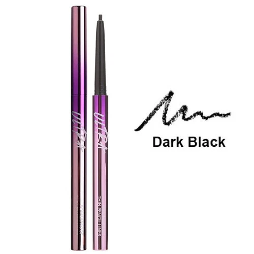 Delineador de lápiz fino ultra potente MISSHA #Negro oscuro delineador de ojos de larga duración Foto 1 de 4