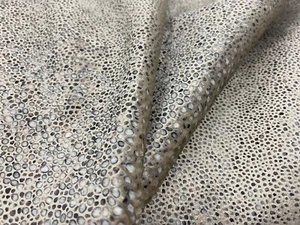 Kravet Couture Shagreen Dot Foil Velvet Fabric- L'escale Mink 2.70 yd 34239-1612 - Picture 1 of 4