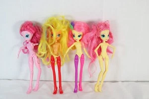 Konvolut 4 My Little Pony Equestria Mädchen Puppen ohne Kleidung ohne Zubehör A306 - Bild 1 von 9