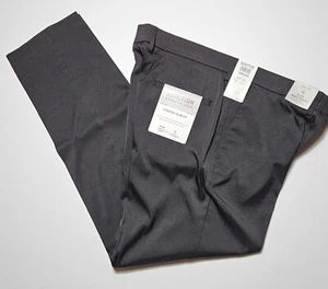 *Reaction Kenneth Cole 36x32 Slim Fit Flex Suit Dress Pant Black Charcoal New. - Picture 1 of 3