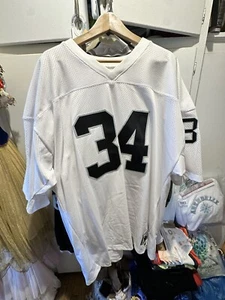 Mitchell & Ness 1987 NFL Throwback L.A. Raiders Bo Jackson #34 Jersey Sz 56 - Picture 1 of 4