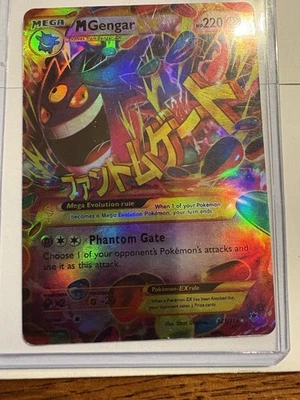 Pokemon TCG Phantom Mega M Gengar EX 121/119 Secret Rare Holo - Image 1 of 2