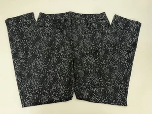 Pantalone donna Chicos taglia 10 R (1,5) nero grigio stampa animalier - Foto 1 di 11