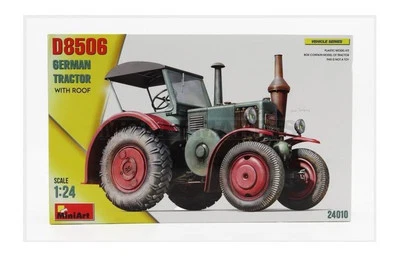 Miniart 24010 Lanz - Bulldog D8506 German Tractor With Roof 1949 - 1/24 - Image 1 of 2
