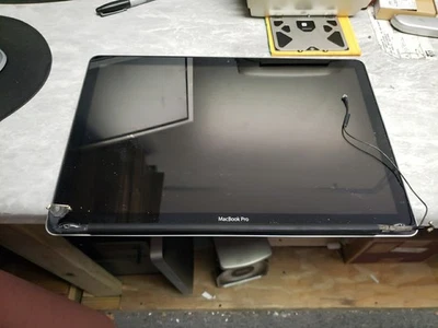 Damaged Screen Assembly for rebuilding MacBook Pro 15" A1286 2011 free ship - Image 1 of 4