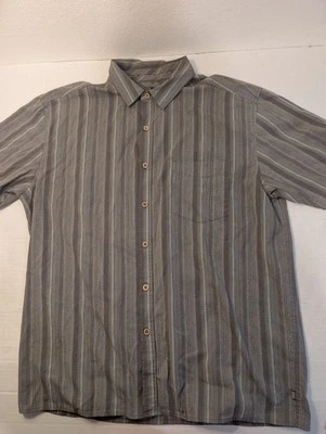 Rei Cotton Bamboo Rayon Blend Button Down Shirt Size Large Short Sleeve Hawaiian - Image 1 of 4