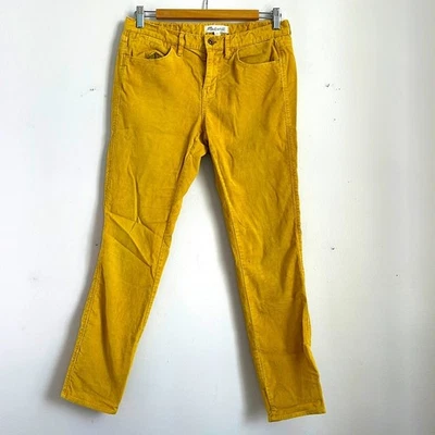 Pantalones Madewell tiro medio dientes finos pana flant delantero pierna recta talla 28 Foto 1 de 4