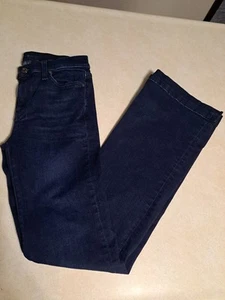 7 for All Mankind Dojo Flare Leg Jeans Women's Size 28 Stretch - Picture 1 of 12