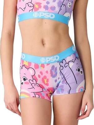 PSD UNDERWEAR PSD Women Boy Shorts - CB Split Full Coverage Stretch Underwear