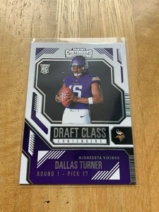 DALLAS TURNER 2024 CONTENDERS #25 DRAFT CLASS ROOKIE (RC) VIKINGS - Picture 1 of 2