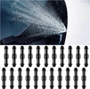 20 Stück Scheibenwaschanlage Schlauchverbinder, 2-Wege I-Typ Ersatz schwarz  - Bild 1 von 6