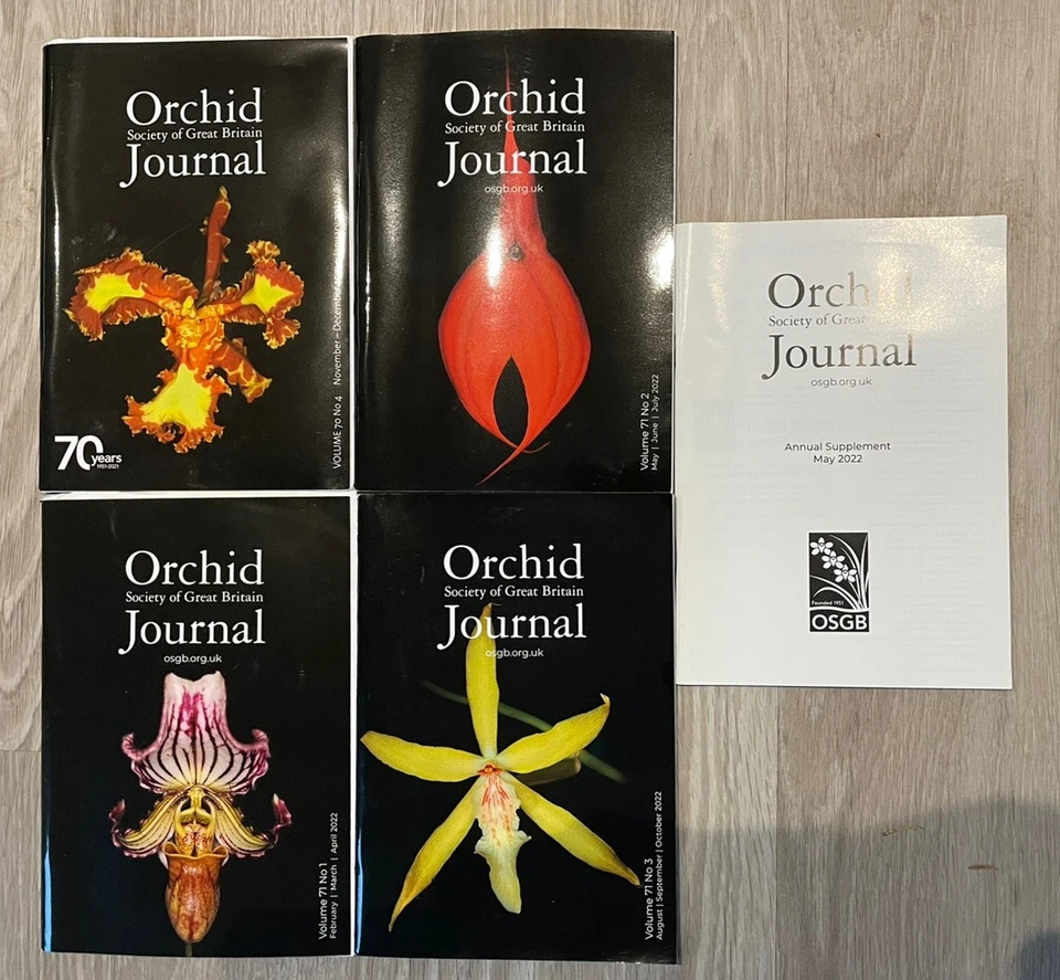 Orchid Society of Great Britain Journal, vol 71 no. 1-4, 2022 - Image 1 of 1